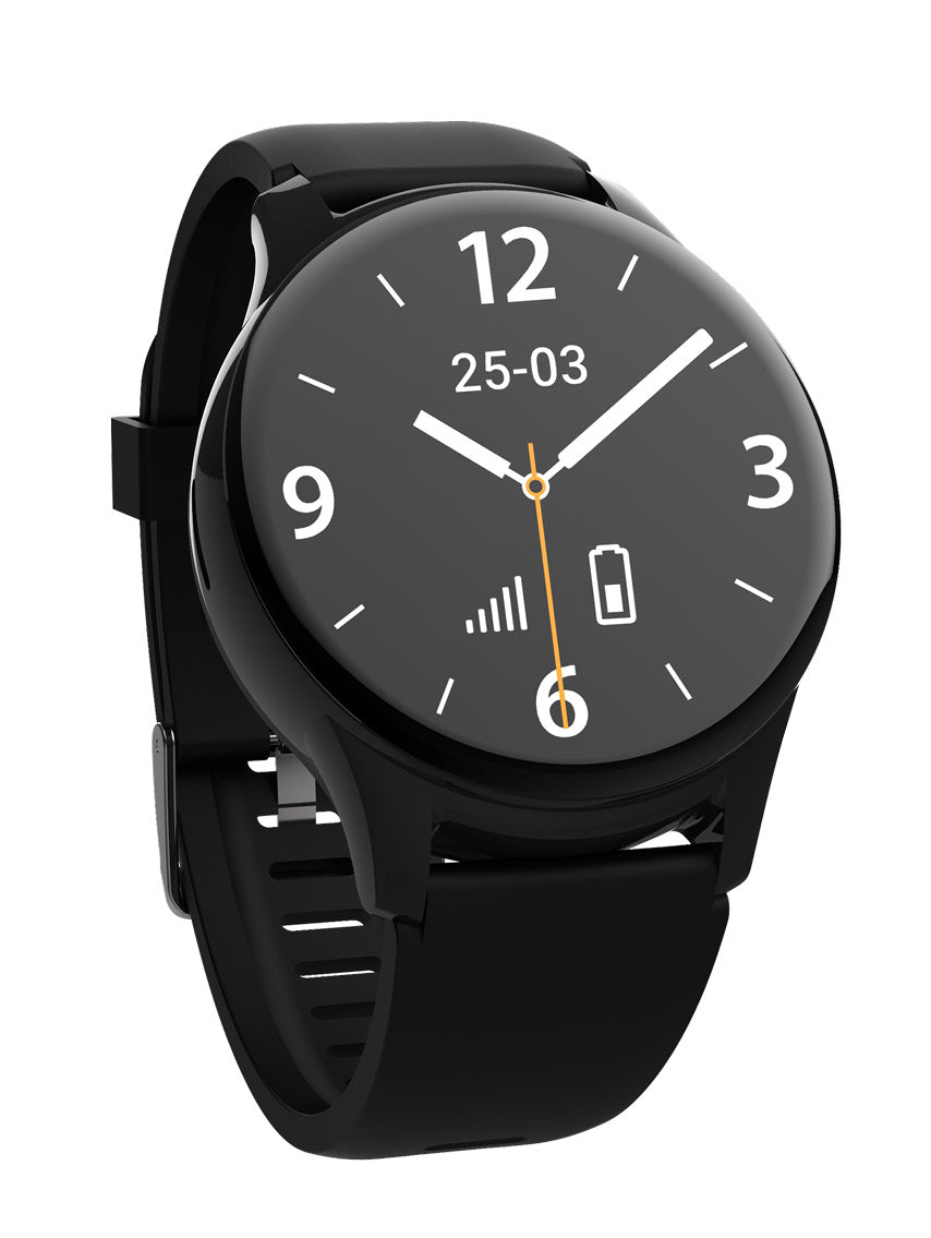 Produktbild von JAMES Notfalluhr Model R8 im runden Look