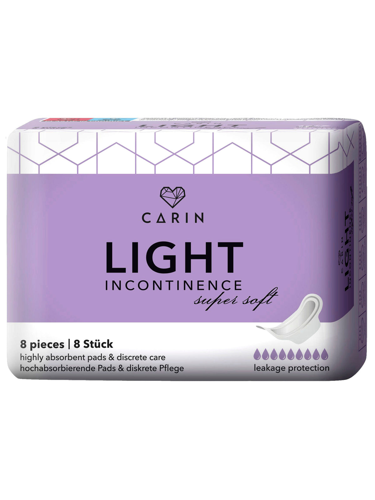 Carin Light Inkontinenzeinlagen, 3er Set